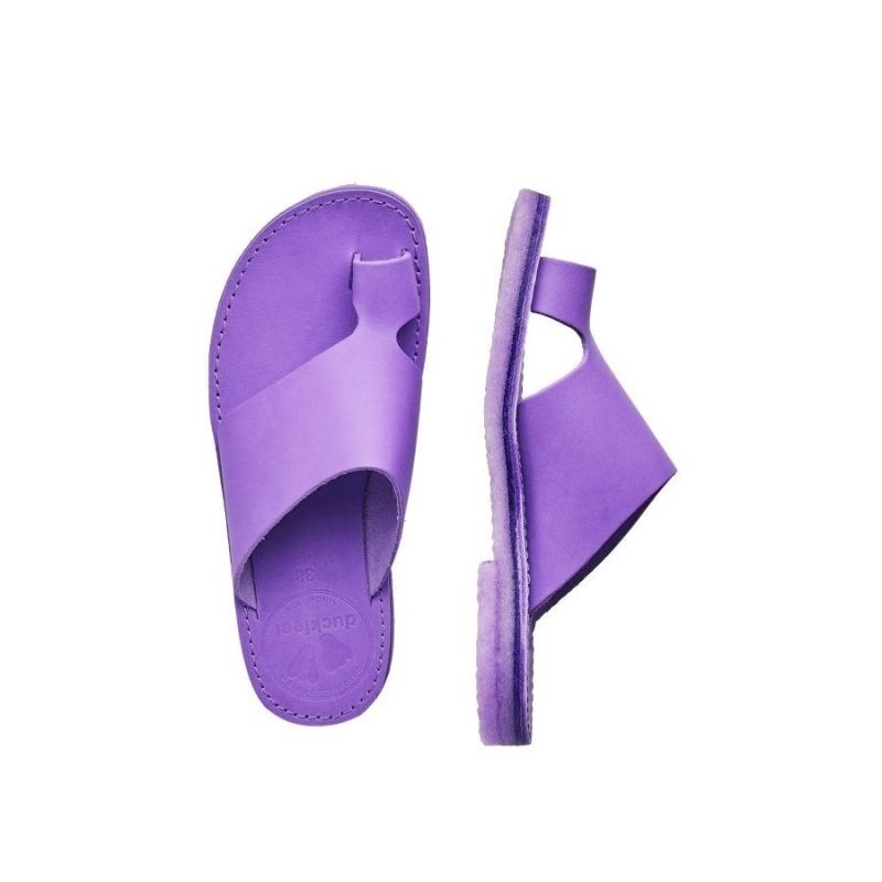 Men's Duckfeet Mando Sandals Purple | NZ MQRO79452