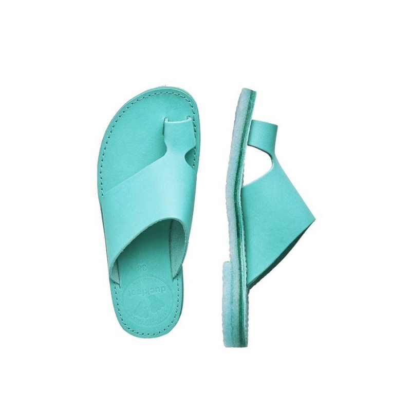 Men's Duckfeet Mando Sandals Turquoise | NZ ISBH08315