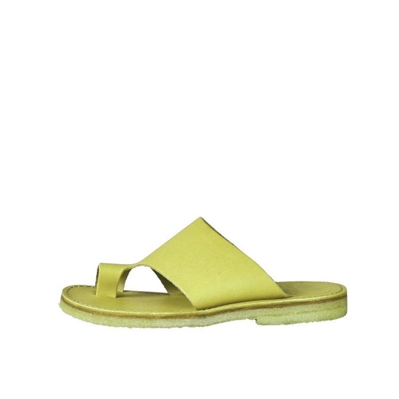 Men\'s Duckfeet Mando Sandals Yellow | NZ HCUN49126