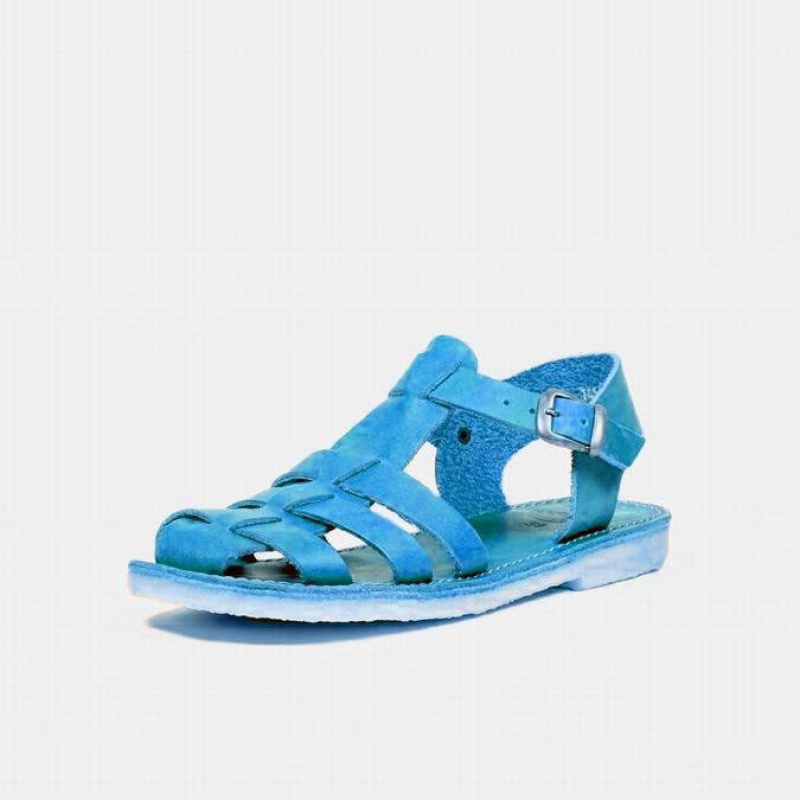 Men's Duckfeet Ringkobing Sandals Blue | NZ KWMJ89751