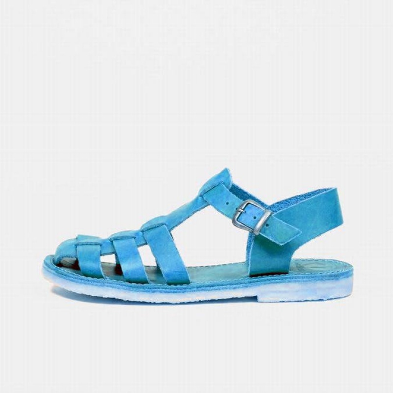 Men\'s Duckfeet Ringkobing Sandals Blue | NZ KWMJ89751