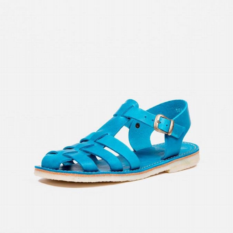 Men's Duckfeet Ringkobing Sandals Blue | NZ DUSK58036