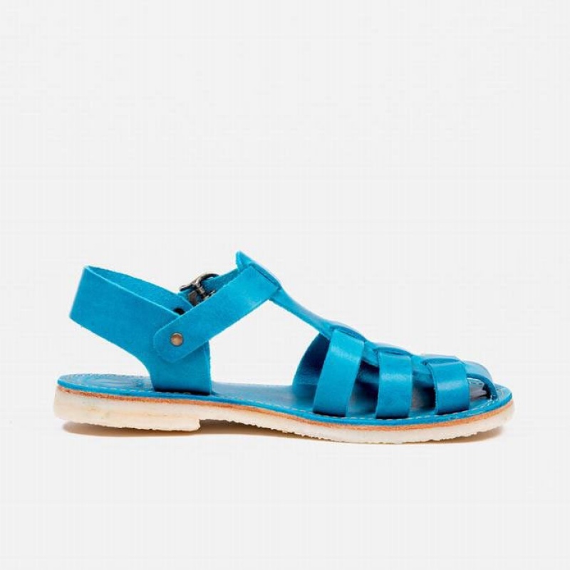 Men's Duckfeet Ringkobing Sandals Blue | NZ DUSK58036