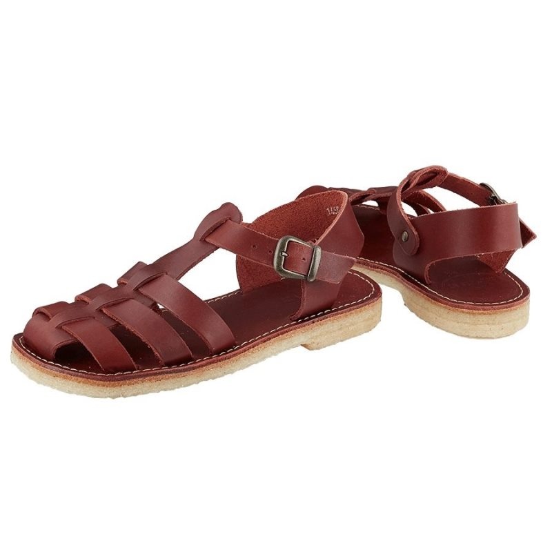 Men's Duckfeet Ringkobing Sandals Brown | NZ UEGA59801