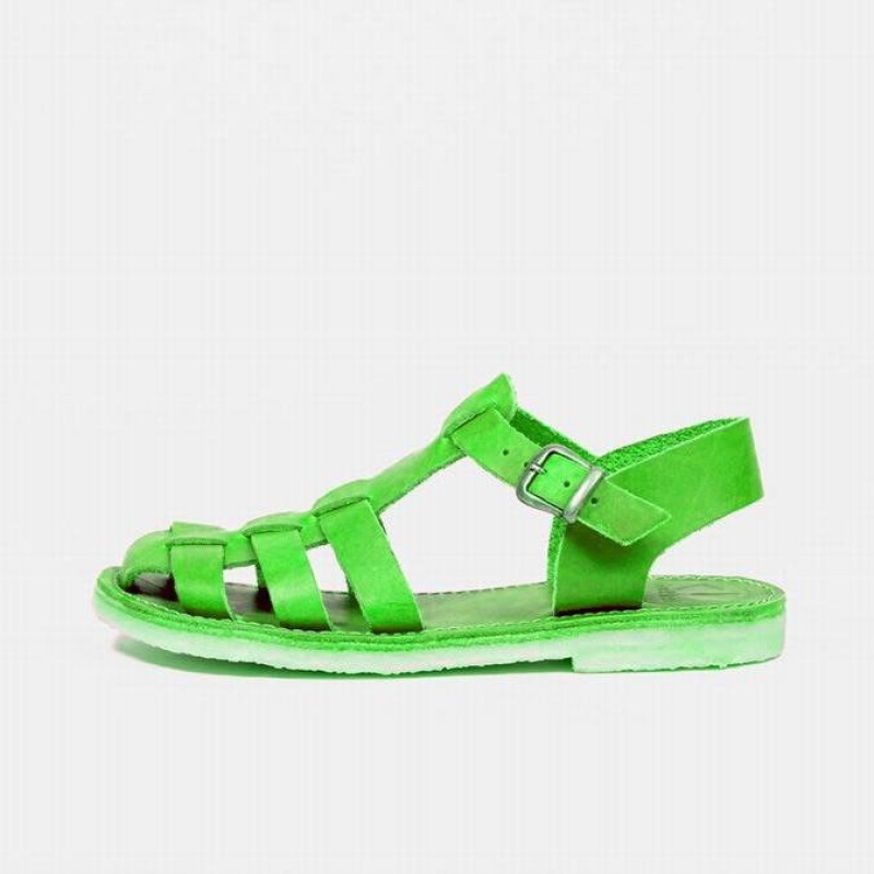 Men\'s Duckfeet Ringkobing Sandals Green | NZ UDAP14950