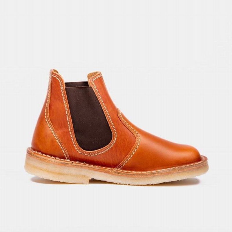 Men's Duckfeet Roskilde Chelsea Boots Brown | NZ RKGZ93174