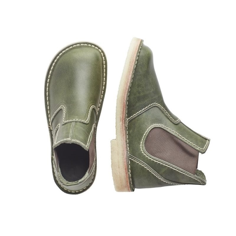 Men's Duckfeet Roskilde Chelsea Boots Green | NZ ZYPG47832