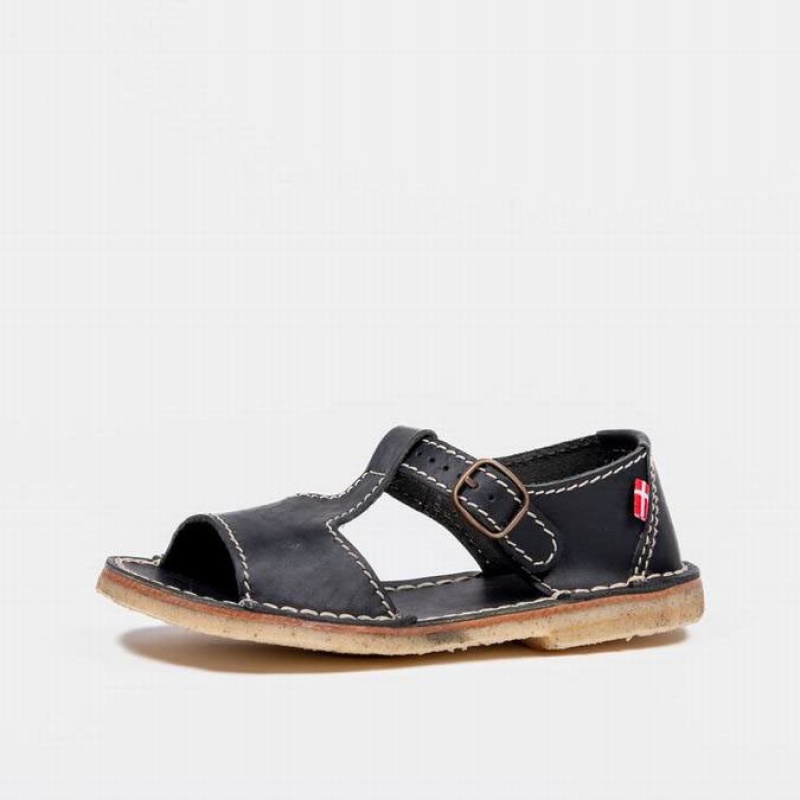 Men's Duckfeet Samso Sandals Black | NZ MLWS98146