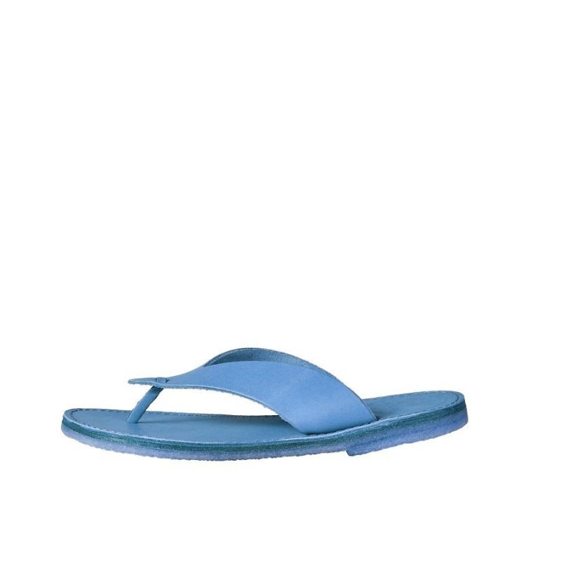 Women\'s Duckfeet Aero Flip Flops Blue | NZ NPKL42583