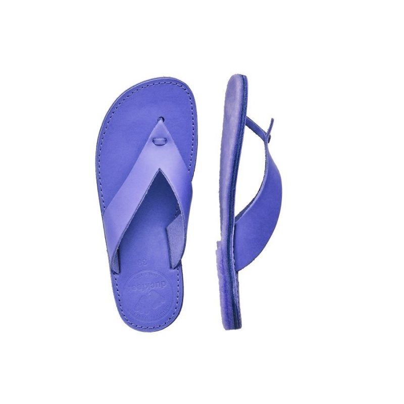 Women's Duckfeet Aero Flip Flops Blue | NZ FGJI29416