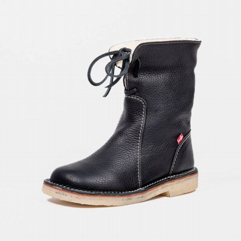 Women's Duckfeet Arhus Boots Black | NZ BJWT56748