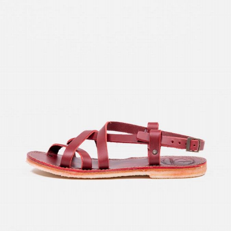 Women\'s Duckfeet Bornholm Sandals Red | NZ MFGL35740