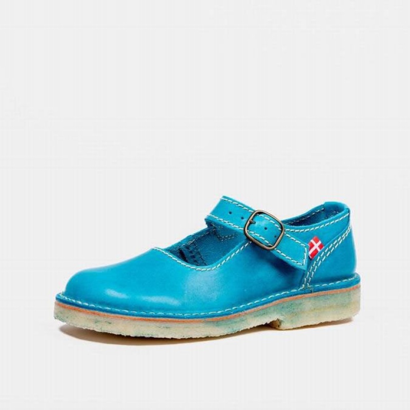 Women's Duckfeet Himmerland Mary Jane Shoes Blue | NZ LOCI26180