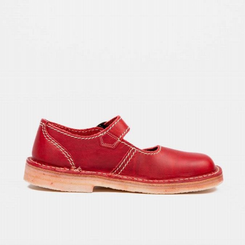 Women's Duckfeet Himmerland Mary Jane Shoes Red | NZ JETA64812