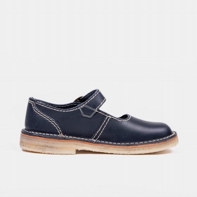 Women's Duckfeet Himmerland Mary Jane Shoes Navy | NZ HDPF98726