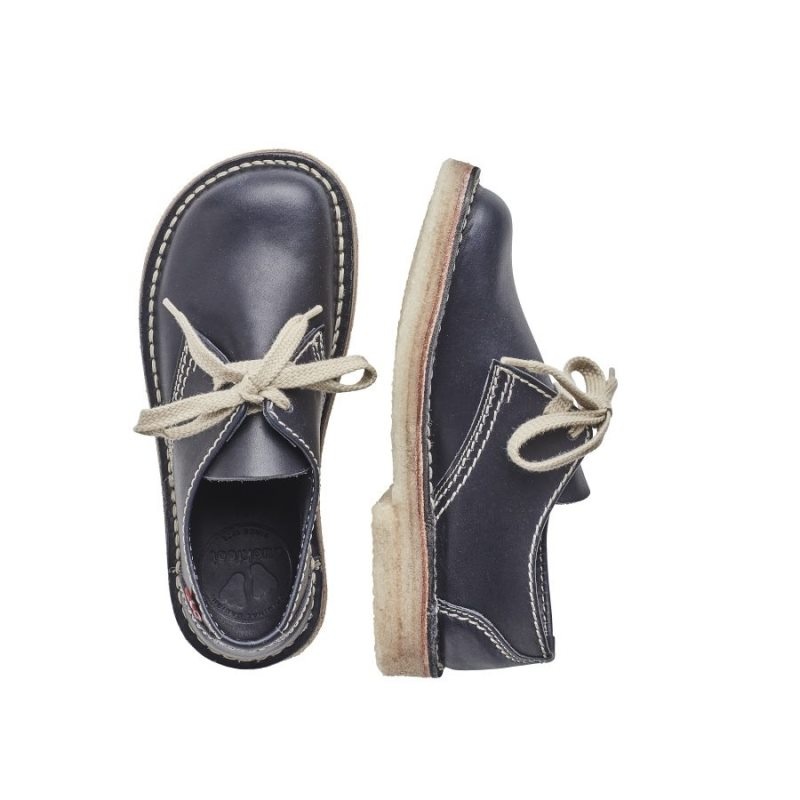 Women's Duckfeet Jylland Lace Up Shoes Navy | NZ DMHS24057