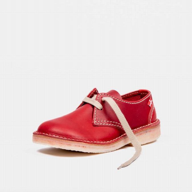 Women's Duckfeet Jylland Lace Up Shoes Red | NZ EOMB67342