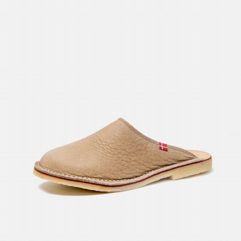 Women's Duckfeet Klitmoller Slippers Beige | NZ LUCR38521