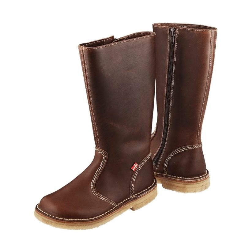 Women's Duckfeet Kobenhavn Boots Brown | NZ CKIP54872