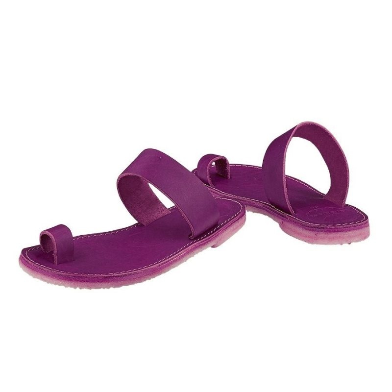 Women's Duckfeet Laeso Sandals Purple | NZ FCGI05789