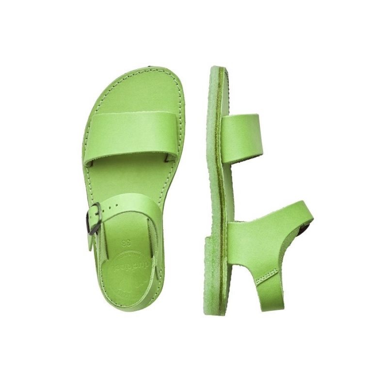 Women's Duckfeet Lokken Sandals Green | NZ ISXR81239