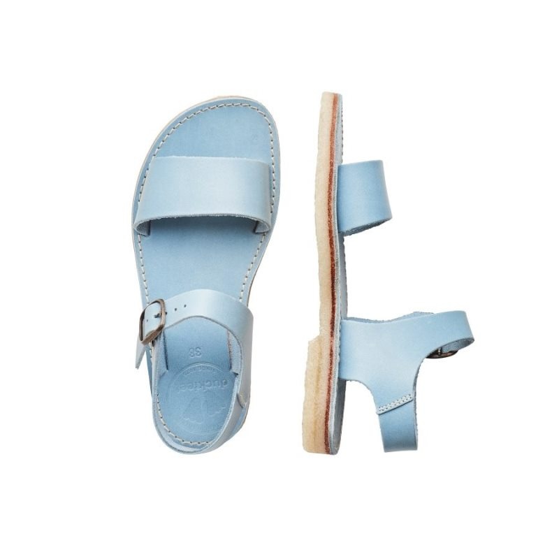 Women's Duckfeet Lokken Sandals Light Blue | NZ TBCU84961