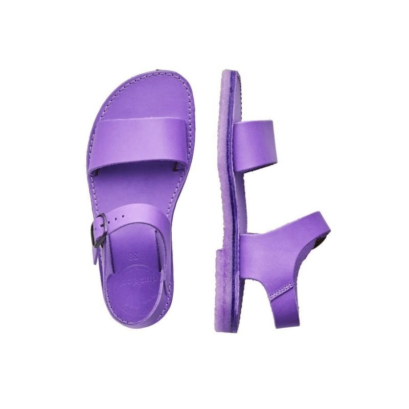 Women's Duckfeet Lokken Sandals Purple | NZ WEFY75238