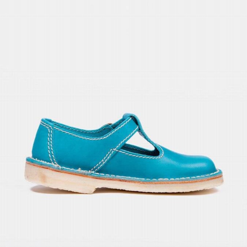 Women's Duckfeet Lolland Mary Jane Shoes Blue | NZ PFXC32765