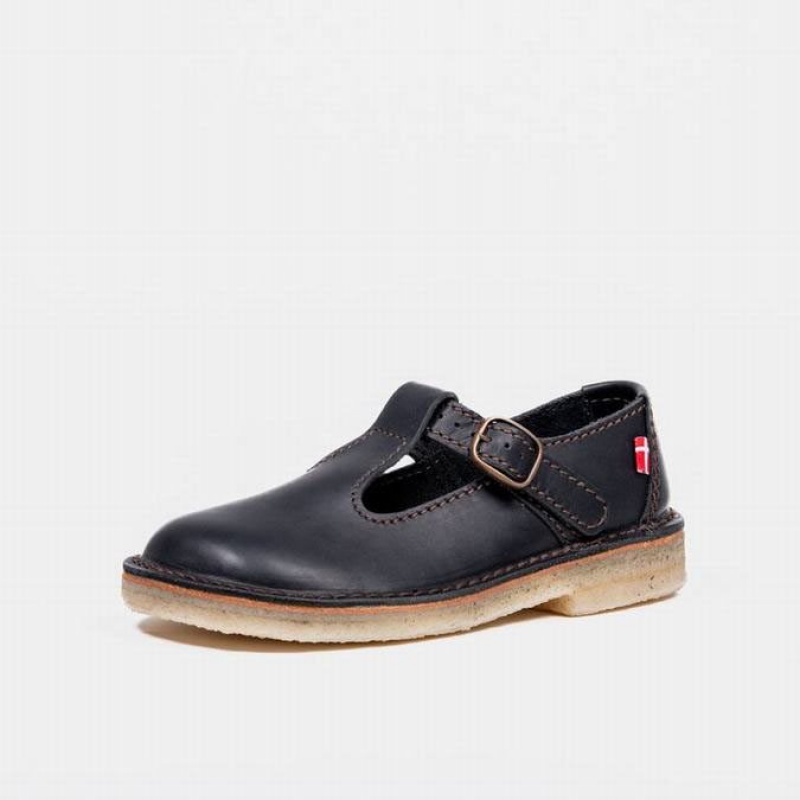 Women's Duckfeet Lolland Mary Jane Shoes Black | NZ WAYZ63802