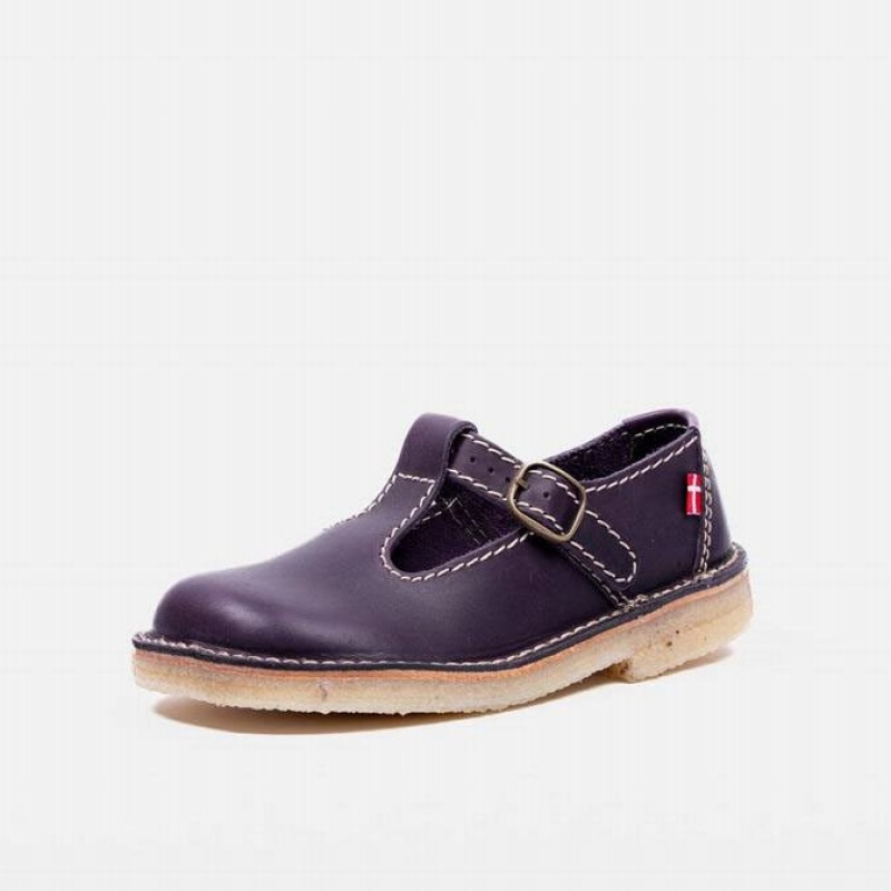 Women's Duckfeet Lolland Mary Jane Shoes Purple | NZ IDTL37091