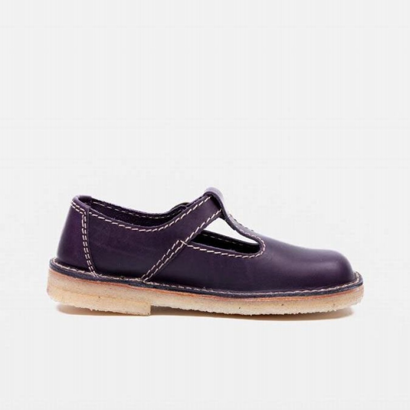 Women's Duckfeet Lolland Mary Jane Shoes Purple | NZ IDTL37091