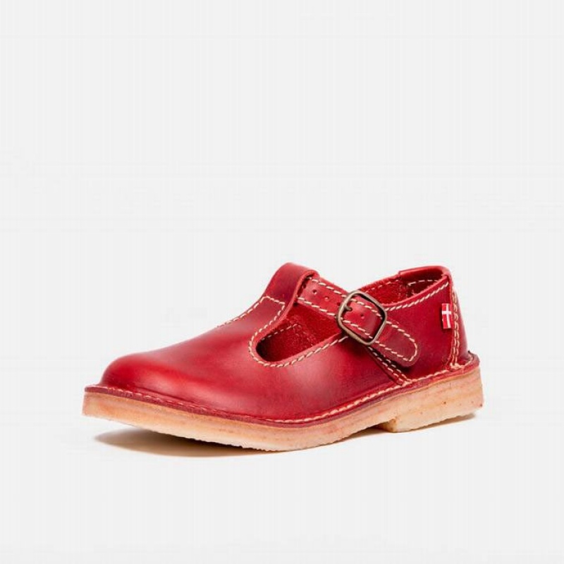 Women's Duckfeet Lolland Mary Jane Shoes Red | NZ KMYX69051