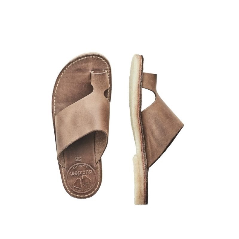 Women's Duckfeet Mando Sandals Brown | NZ VZSI86541