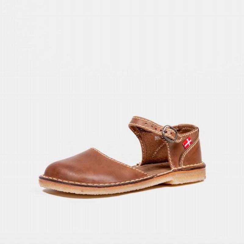 Women's Duckfeet Mols Mary Jane Shoes Brown | NZ UTKB65034