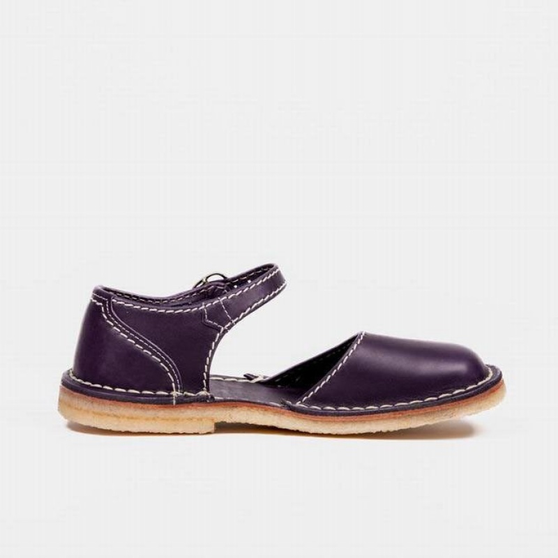 Women's Duckfeet Mols Mary Jane Shoes Purple | NZ KOVF23610