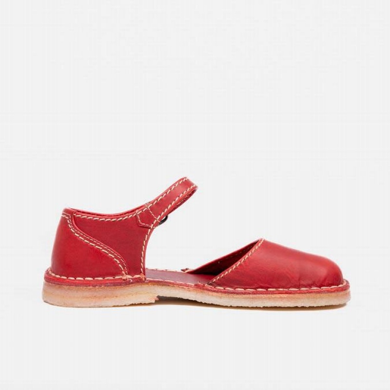 Women's Duckfeet Mols Mary Jane Shoes Red | NZ LQPV09431