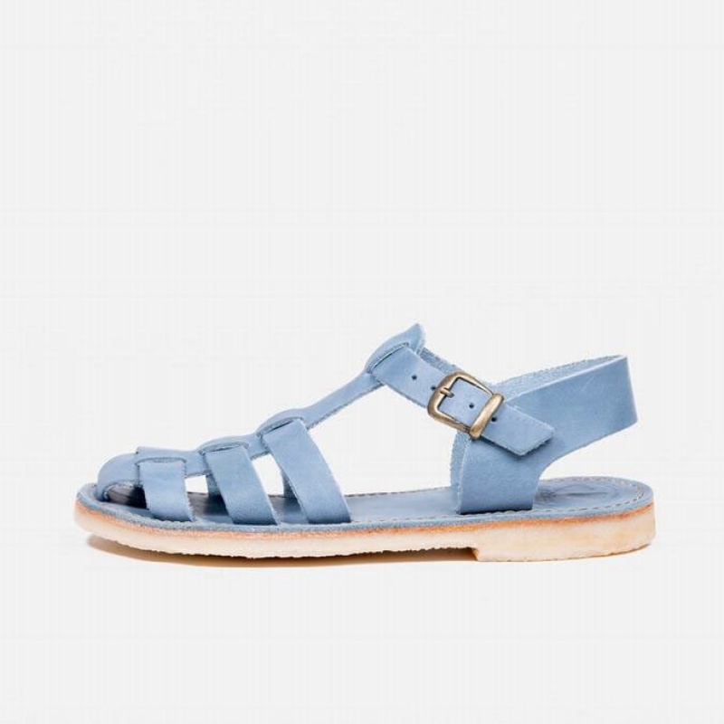 Women\'s Duckfeet Ringkobing Sandals Light Blue | NZ QRZN09518