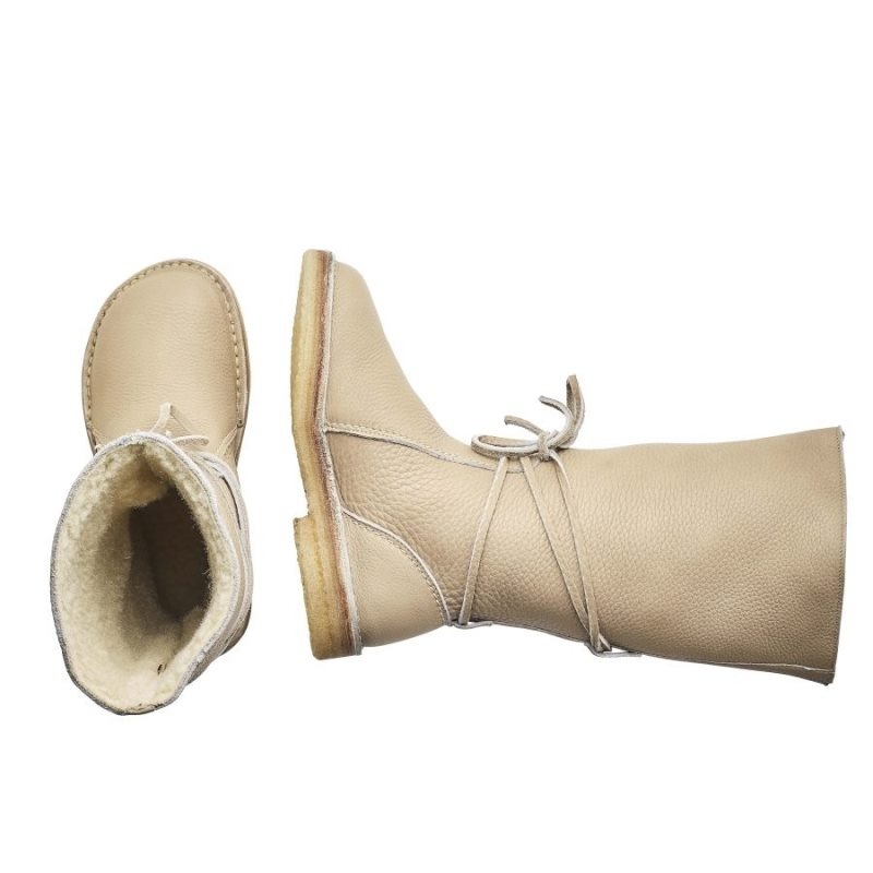 Women's Duckfeet Silkeborg Boots Cream | NZ XTRK48327