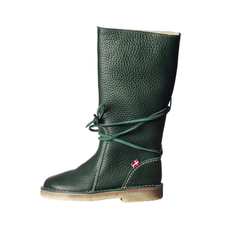 Women\'s Duckfeet Silkeborg Boots Green | NZ ECRA80192