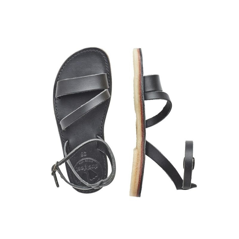 Women's Duckfeet Skaerbaek Sandals Black | NZ OWFX18026