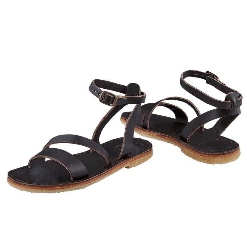 Women's Duckfeet Skaerbaek Sandals Black | NZ WJPK98624