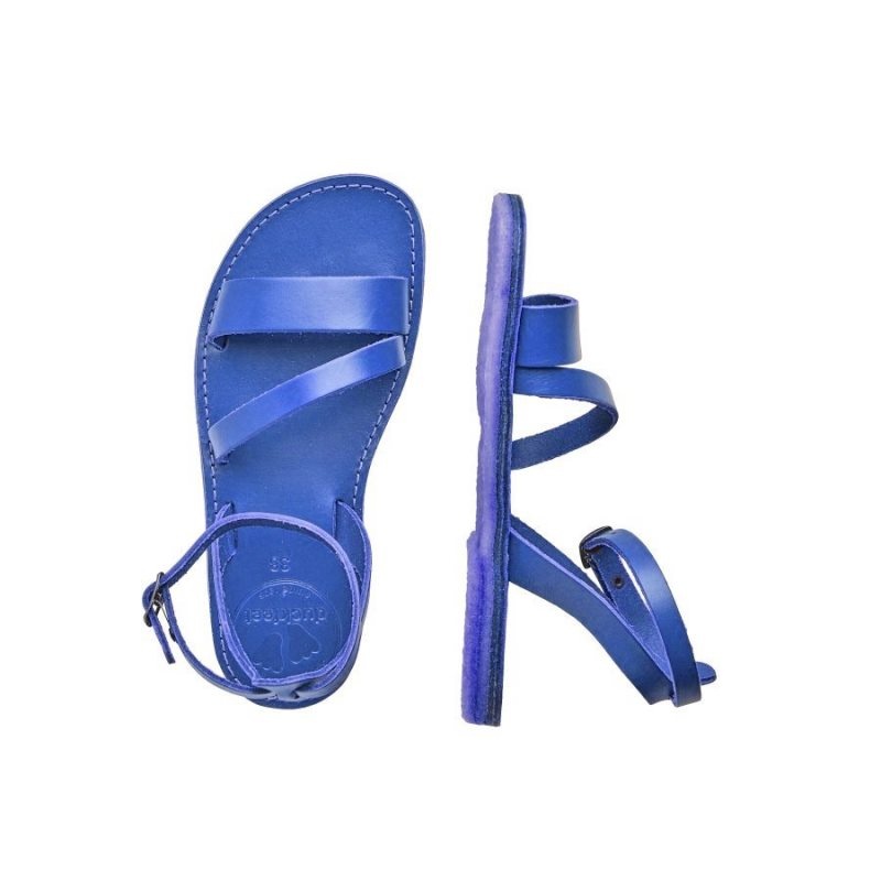 Women's Duckfeet Skaerbaek Sandals Blue | NZ IMEQ56984