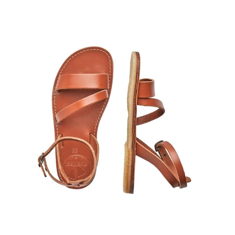 Women's Duckfeet Skaerbaek Sandals Brown | NZ KTVE36259