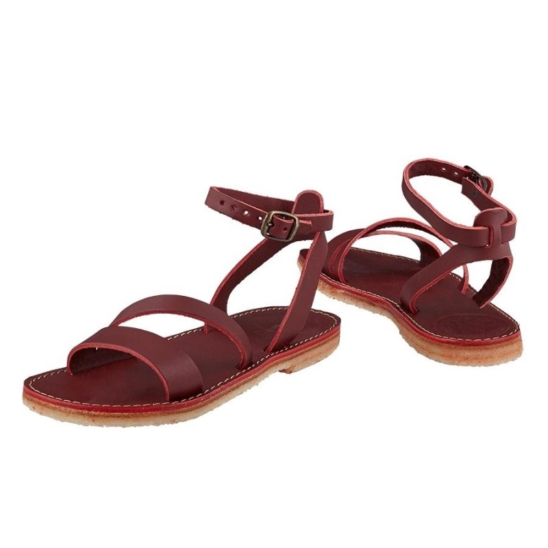 Women's Duckfeet Skaerbaek Sandals Red | NZ ESGK42038