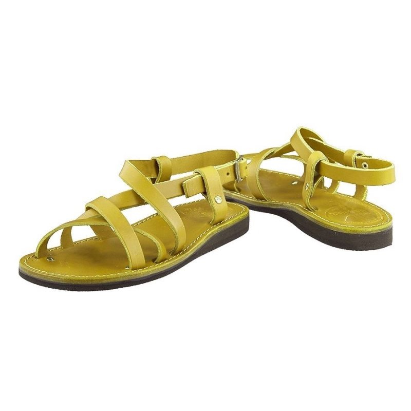 Women's Duckfeet Skagen Sandals Yellow | NZ EXVO62317